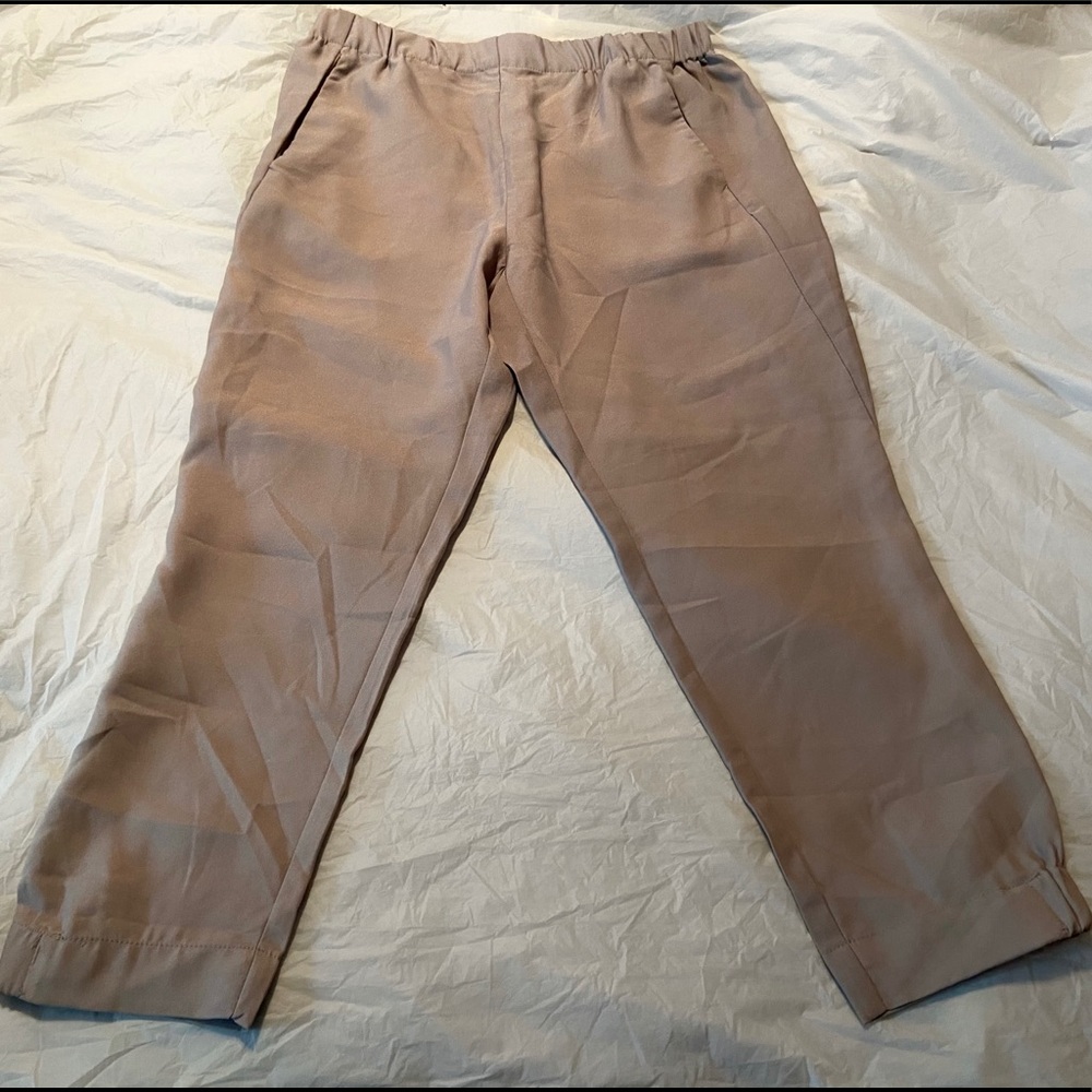 Mid calf length pants